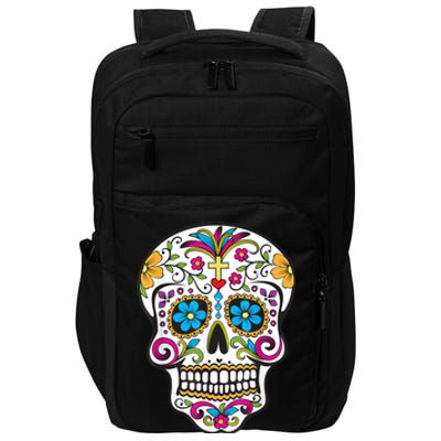 Day Of The Dead Sugar Skull Impact Tech Backpack