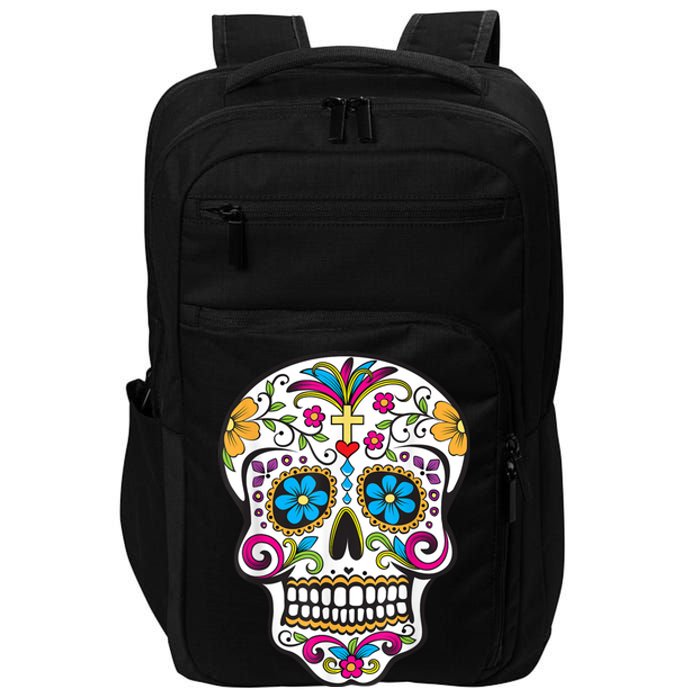 Day Of The Dead Sugar Skull Impact Tech Backpack