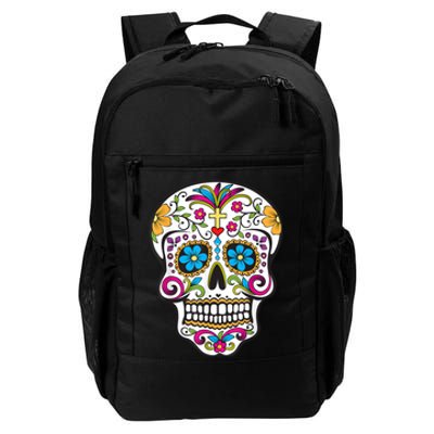 Day Of The Dead Sugar Skull Daily Commute Backpack