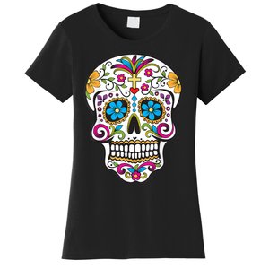 Day Of The Dead Sugar Skull Women's T-Shirt