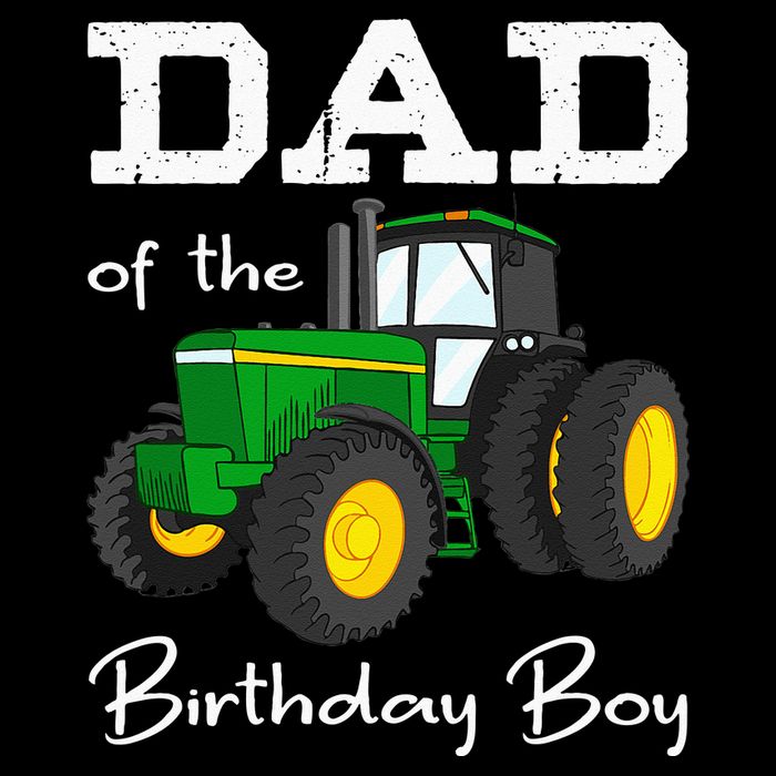 Dad Of The Birthday Boy Tractor Farm Party Magnet
