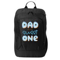 Dad Of The Sweet One Donut Boy 1st Birthday Party Daddy Pop City Backpack