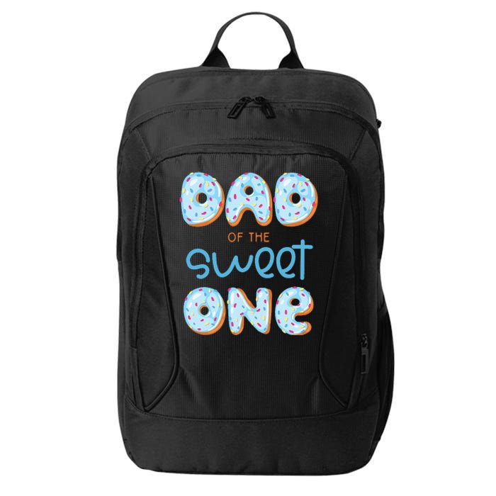 Dad Of The Sweet One Donut Boy 1st Birthday Party Daddy Pop City Backpack