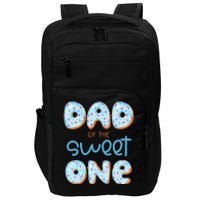 Dad Of The Sweet One Donut Boy 1st Birthday Party Daddy Pop Impact Tech Backpack