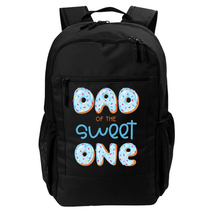 Dad Of The Sweet One Donut Boy 1st Birthday Party Daddy Pop Daily Commute Backpack