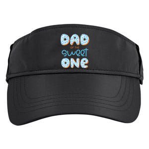 Dad Of The Sweet One Donut Boy 1st Birthday Party Daddy Pop Adult Drive Performance Visor