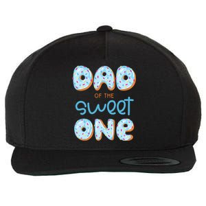 Dad Of The Sweet One Donut Boy 1st Birthday Party Daddy Pop Wool Snapback Cap