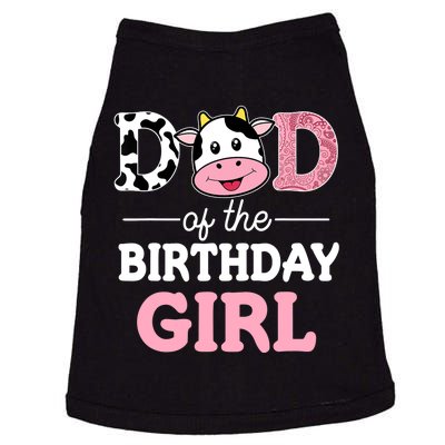 Dad of The Birthday Girl Farm Cow Daddy Papa 1st Doggie Tank