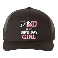 Dad of The Birthday Girl Farm Cow Daddy Papa 1st Yupoong Adult 5-Panel Trucker Hat