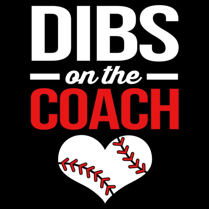 Dibs On The Coach Baseball Women Gift 16 in Basic Backpack