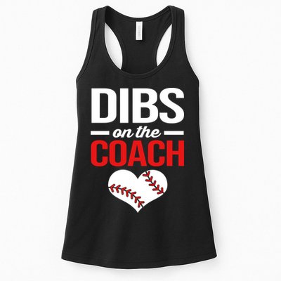 Dibs On The Coach Baseball Women Gift Womens Tank Top