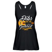 Dibs On The Guitarist Guitar Player Wife Girlfriend Ladies Essential Flowy Tank