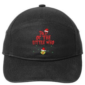 Dad Of The Little Who Christmas Pregnancy Matching Couples 7-Panel Snapback Hat