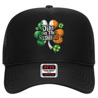 Dibs On The Redhead St Patrick'S Day Shamrock Lucky Charm Trucker Hat