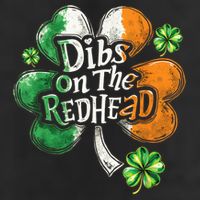 Dibs On The Redhead St Patrick'S Day Shamrock Lucky Charm Trucker Hat