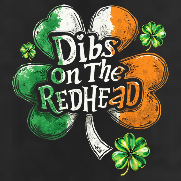 Dibs On The Redhead St Patrick'S Day Shamrock Lucky Charm Trucker Hat