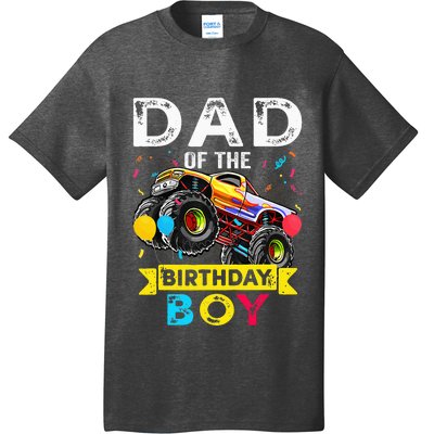 Dad Of The Birthday Boy Monster Truck Birthday T-Shirt