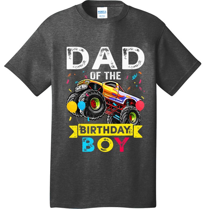 Dad Of The Birthday Boy Monster Truck Birthday T-Shirt