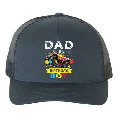 Dad Of The Birthday Boy Monster Truck Birthday Yupoong Adult 5-Panel Trucker Hat