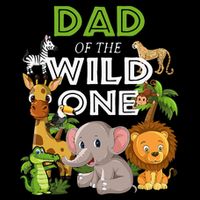 Dad Of The Wild One Zoo Birthday Safari Jungle Animal Impact Tech Backpack