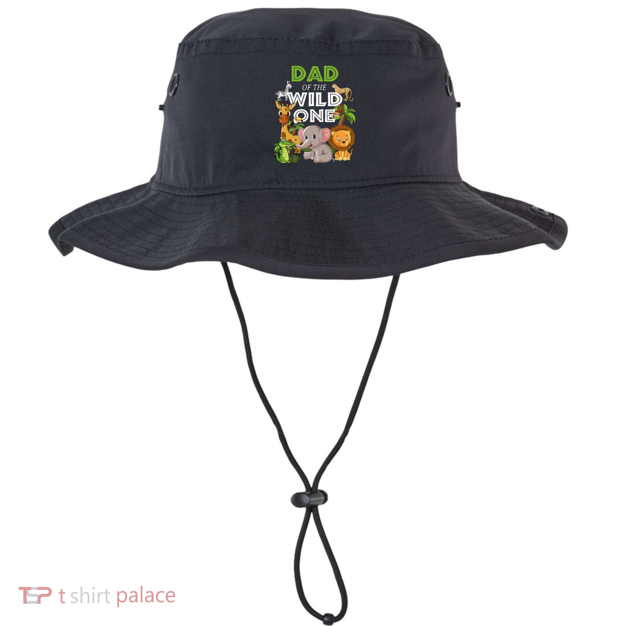 Dad Of The Wild One Zoo Birthday Safari Jungle Animal Bucket Hat