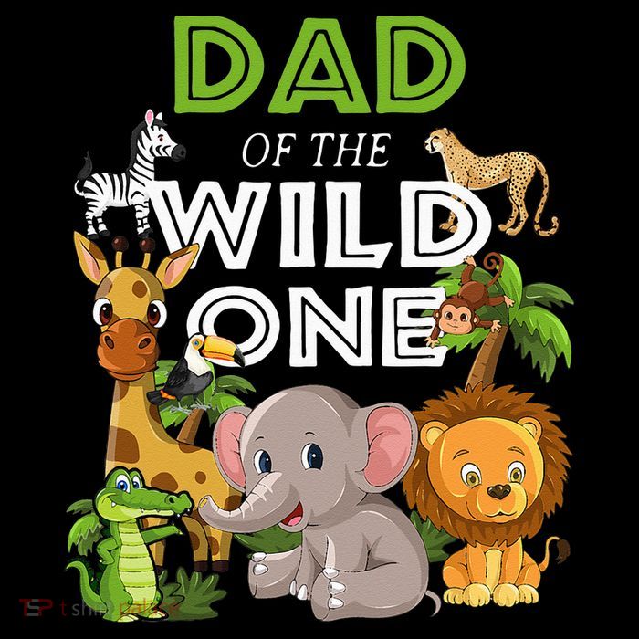 Dad Of The Wild One Zoo Birthday Safari Jungle Animal Wool Snapback Cap