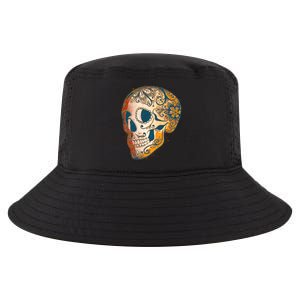 Day Of The Dead Grunge Sugar Skull Cool Comfort Performance Bucket Hat