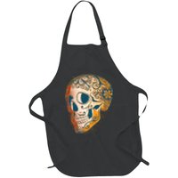 Day Of The Dead Grunge Sugar Skull Apron