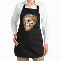 Day Of The Dead Grunge Sugar Skull Apron