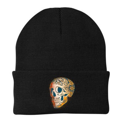 Day Of The Dead Grunge Sugar Skull Beanie