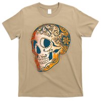 Day Of The Dead Grunge Sugar Skull T-Shirt