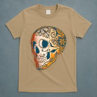 Day Of The Dead Grunge Sugar Skull T-Shirt