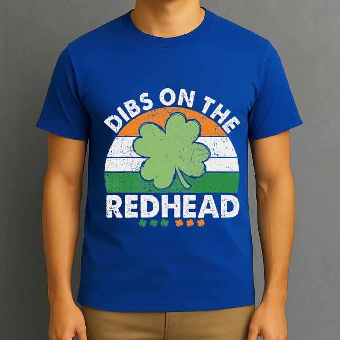 Dibs On The Redhead Funny St Patricks Day T-Shirt