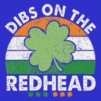 Dibs On The Redhead Funny St Patricks Day T-Shirt