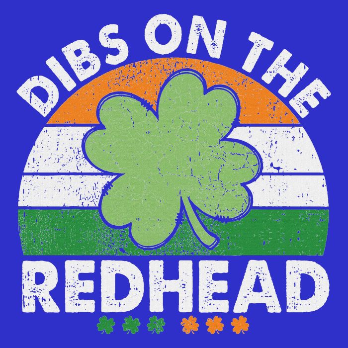 Dibs On The Redhead Funny St Patricks Day T-Shirt