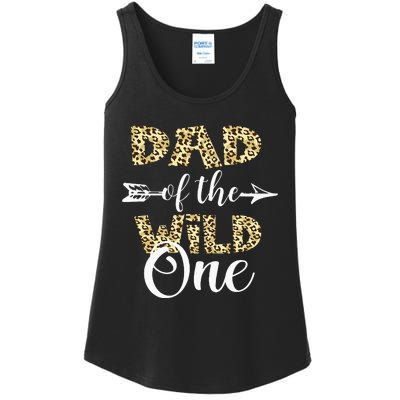 Dad Of The Wild One Zoo Themed 1st Birthday Party Ladies Essential Tank