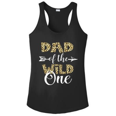 Dad Of The Wild One Zoo Themed 1st Birthday Party Ladies PosiCharge Competitor Racerback Tank