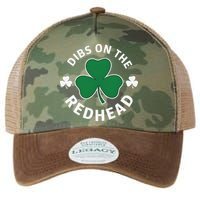 Dibs On The Redhead Shamrock St Patricks Day Legacy Tie Dye Trucker Hat