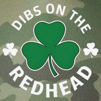 Dibs On The Redhead Shamrock St Patricks Day Legacy Tie Dye Trucker Hat