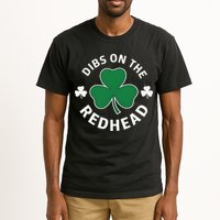 Dibs On The Redhead Shamrock St Patricks Day Tall T-Shirt