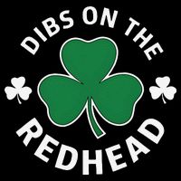 Dibs On The Redhead Shamrock St Patricks Day 16 in Basic Backpack