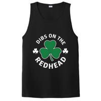 Dibs On The Redhead Shamrock St Patricks Day PosiCharge Competitor Tank