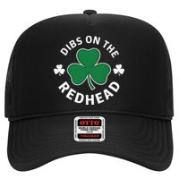 Dibs On The Redhead Shamrock St Patricks Day Trucker Hat