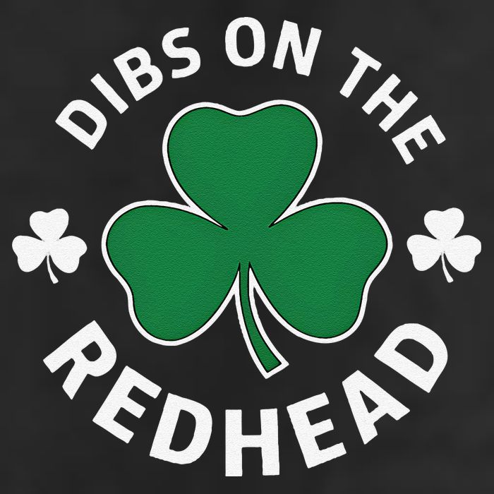 Dibs On The Redhead Shamrock St Patricks Day Microfiber Hand Towel
