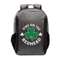 Dibs On The Redhead Shamrock St Patricks Day Vector Backpack