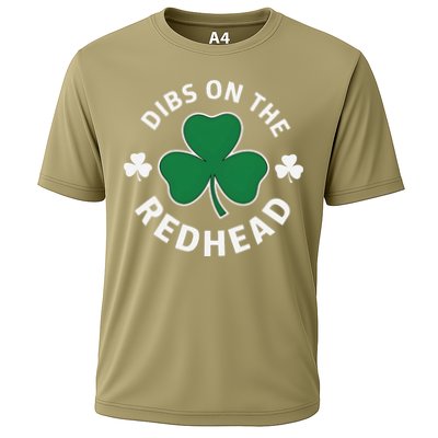 Dibs On The Redhead Shamrock St Patricks Day Performance Shirt