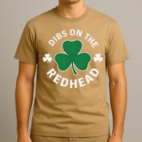 Dibs On The Redhead Shamrock St Patricks Day T-Shirt