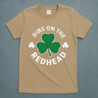 Dibs On The Redhead Shamrock St Patricks Day T-Shirt