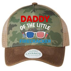 Daddy Of The Little Firecracker 4th Of July Birthday Funny Gift Cute Gift Legacy Tie Dye Trucker Hat