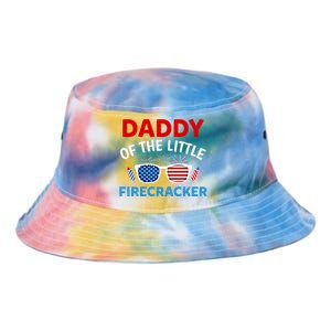 Daddy Of The Little Firecracker 4th Of July Birthday Funny Gift Cute Gift Tie Dye Newport Bucket Hat